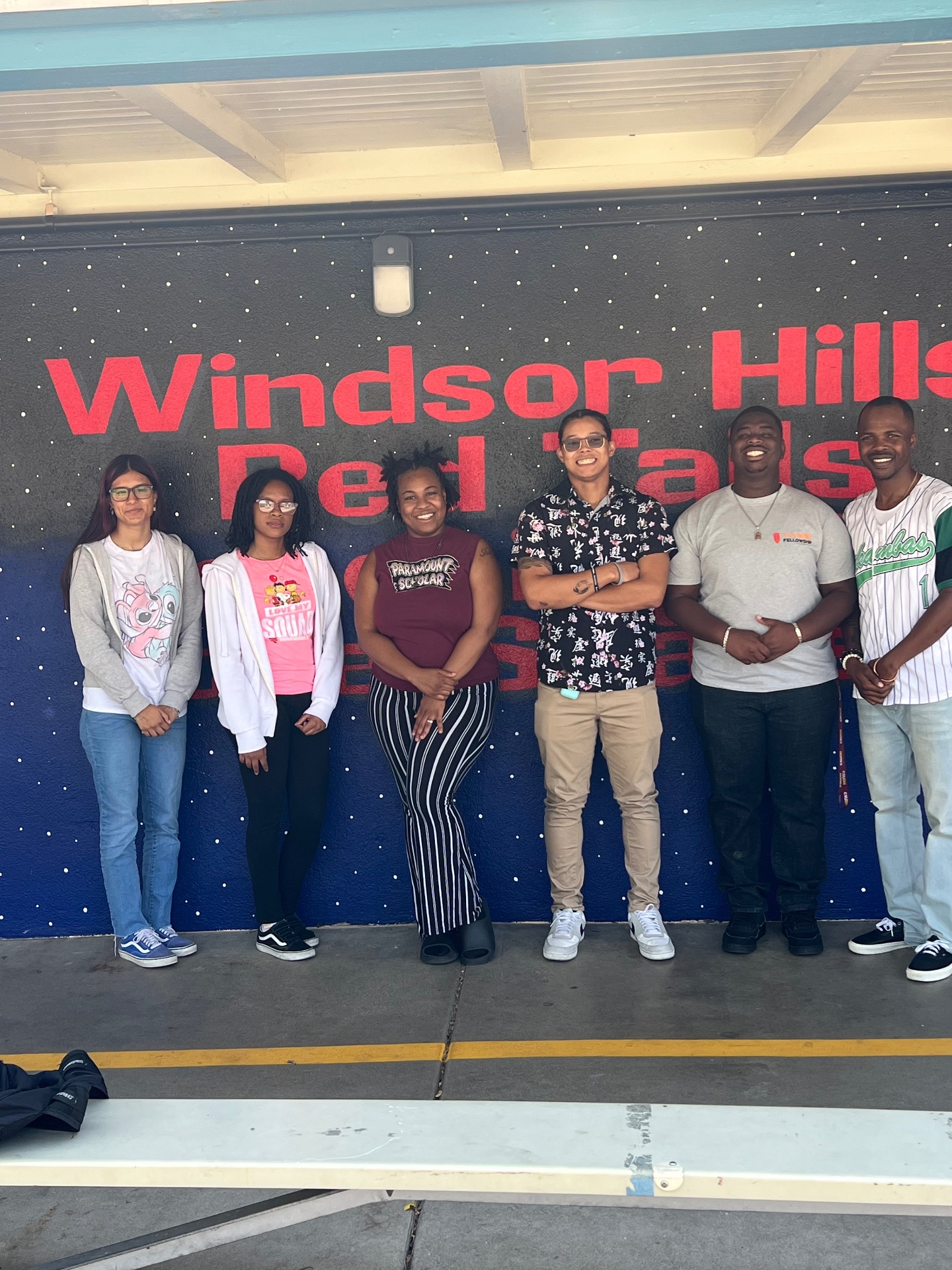 TVI Rise fellows gathered together at Windsor Hills Elementary School.